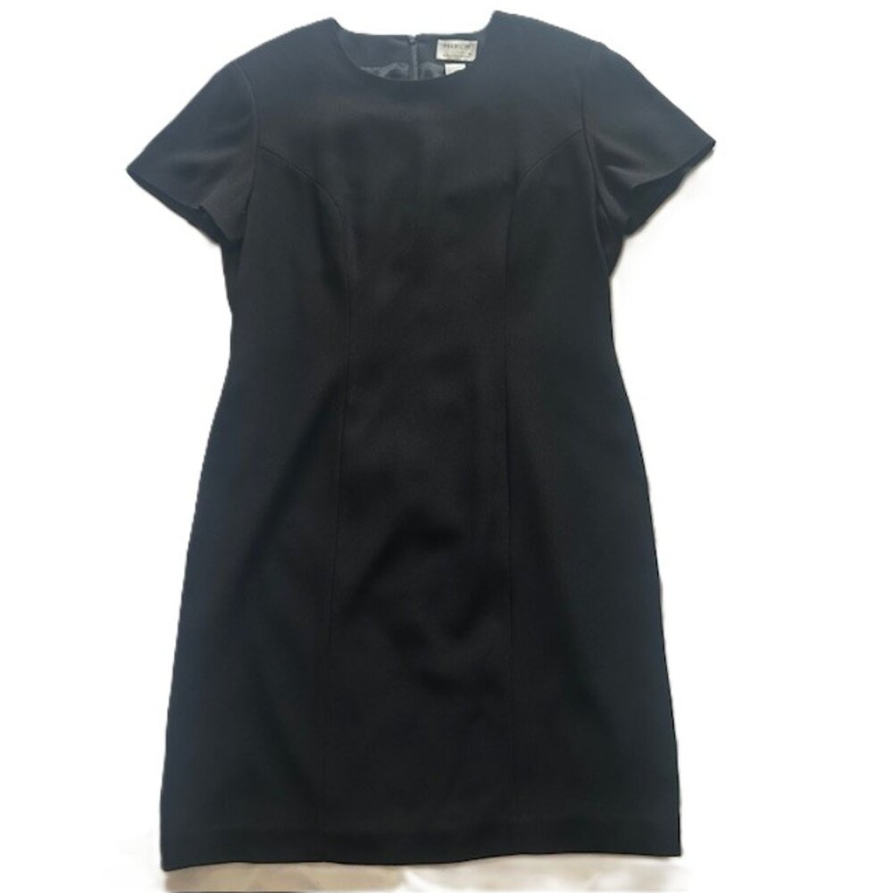 Preview Collection Ladies Dress 12 Black Formal Fully Lined Shoulder Pads NWOT